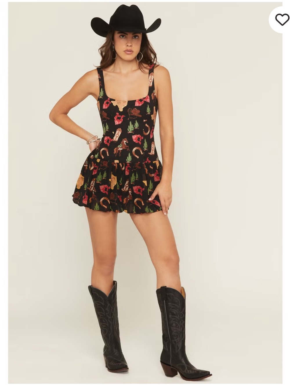 Show Me Your Mumu Texas Hold ‘Em Print Marlo Mini Dress